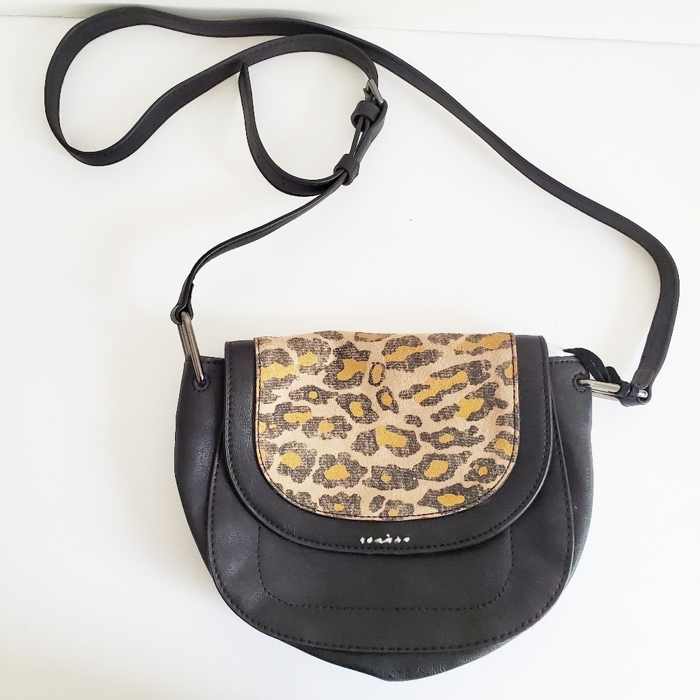 Splendid‎ Key Largo small crossbody bag leopard travel festival